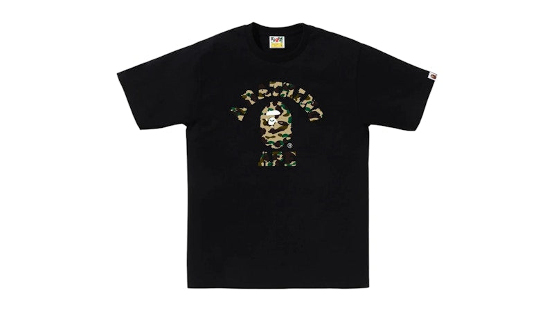 BAPE 1st Camo College Tee Tee Black/Yellow