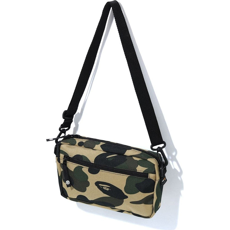 BAPE 1st Camo Cordura Mini Shoulder Bag (M) Yellow