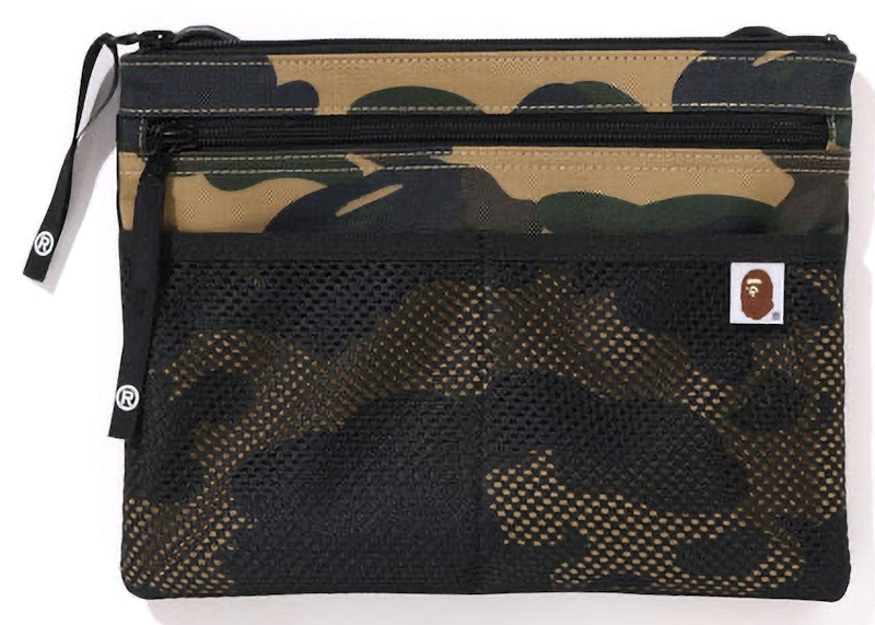 BAPE 1st Camo Cordura Sacoche Yellow