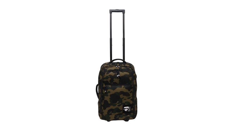 BAPE 1st Camo Cordura Travel Luggage Green