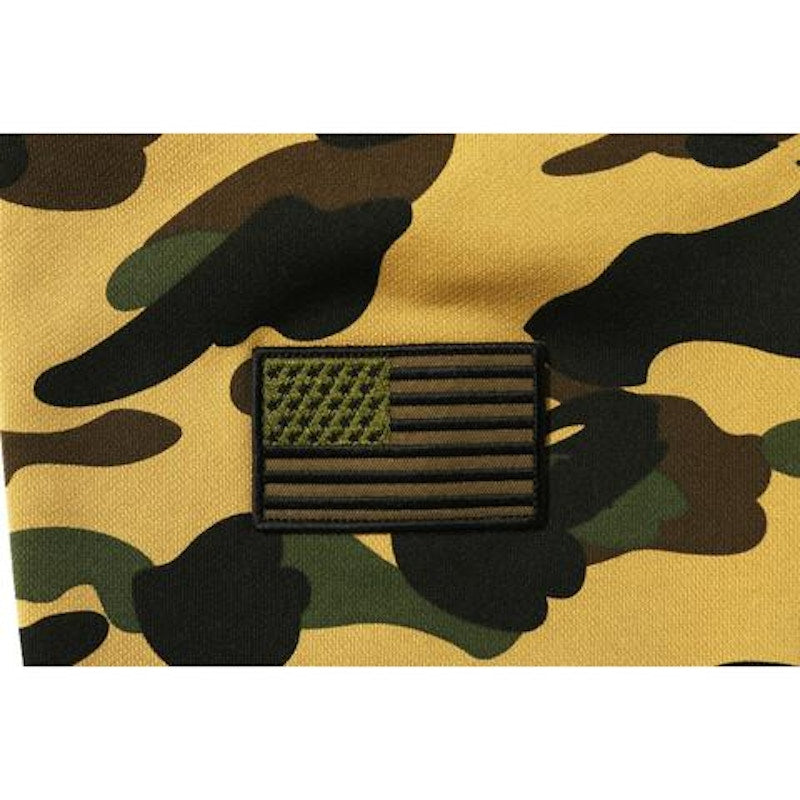 BAPE 1st Camo Full Zip Hoodie (SS19) Yellow