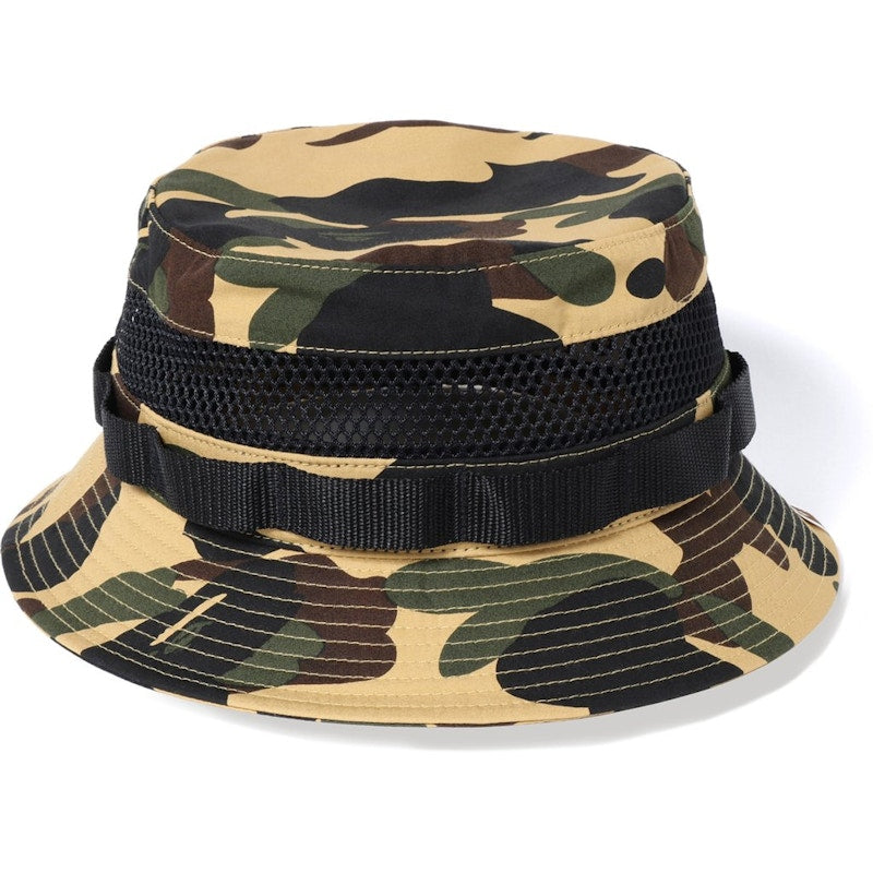 BAPE 1st Camo Military Mesh Hat Yellow