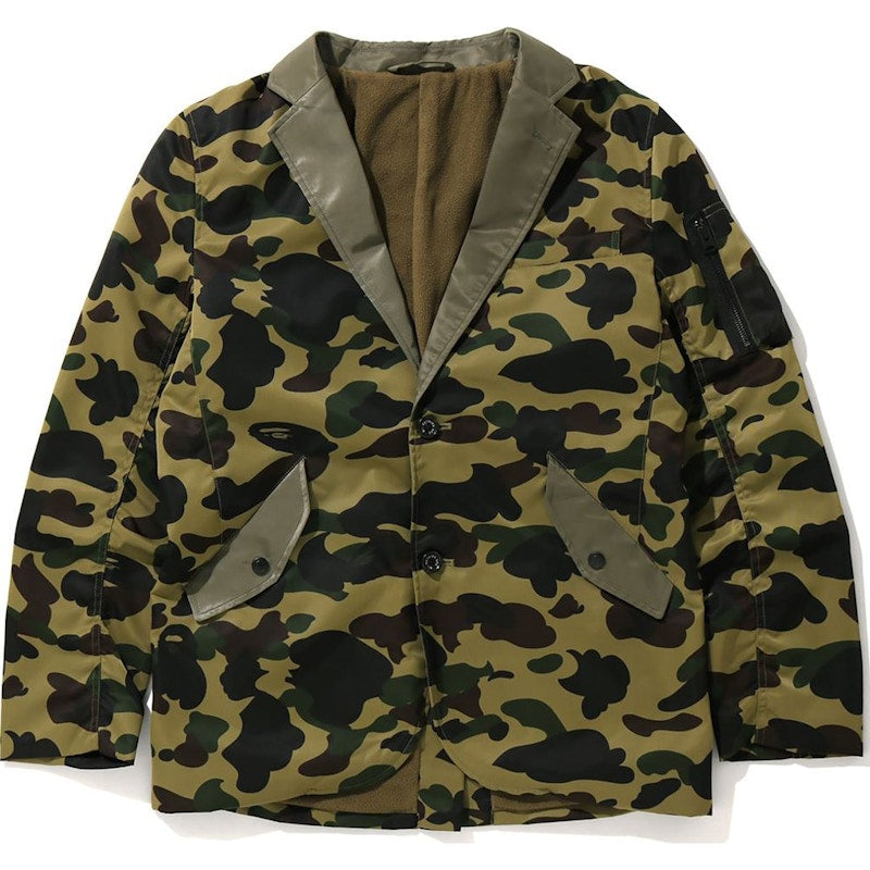 BAPE 1st Camo Military Tailored Jacket Green