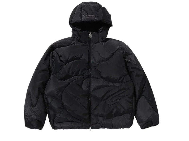 BAPE 1st Camo Nylon Down Jacket Black