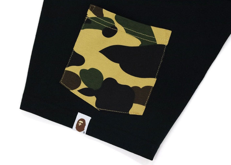 BAPE 1st Camo Pocket Tee Black