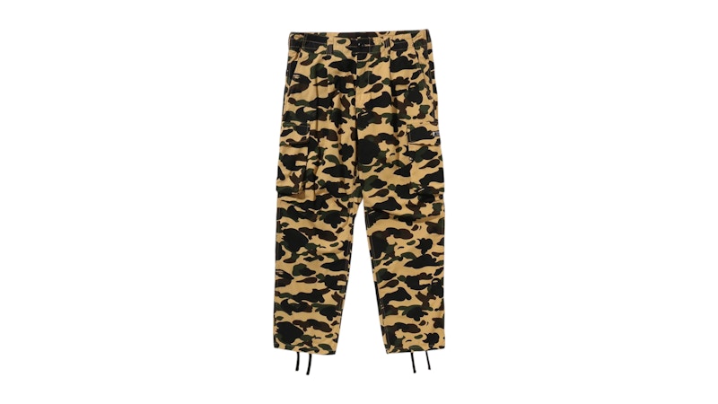 BAPE 1st Camo Regular Fit 6 Pocket Pants Yellow