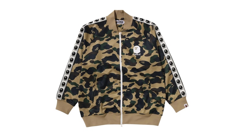 BAPE 1st Camo Relaxed Fit Track Jacket Yellow