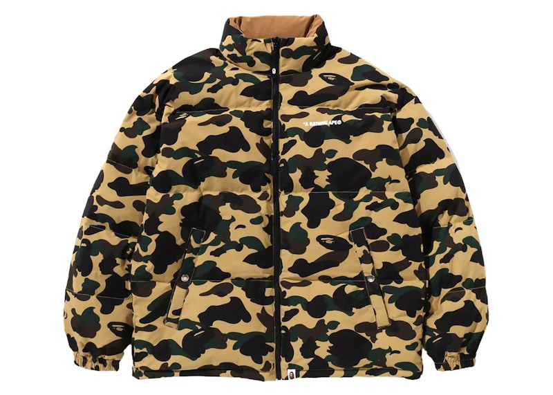 BAPE 1st Camo Reversible Down Jacket (FW25) Yellow