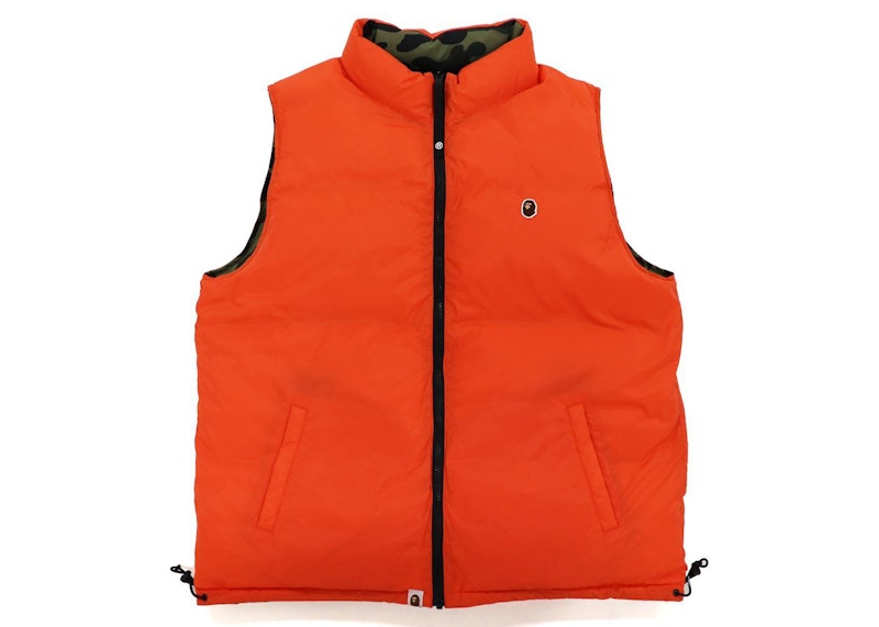 BAPE 1st Camo Reversible Down Vest (FW21) Green