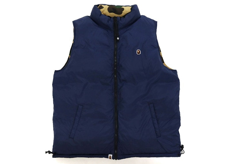BAPE 1st Camo Reversible Down Vest (FW21) Yellow