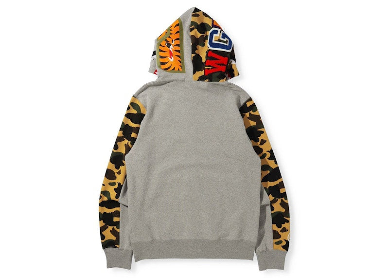 BAPE 1st Camo Shark Full Zip Hoodie (FW21) Gray