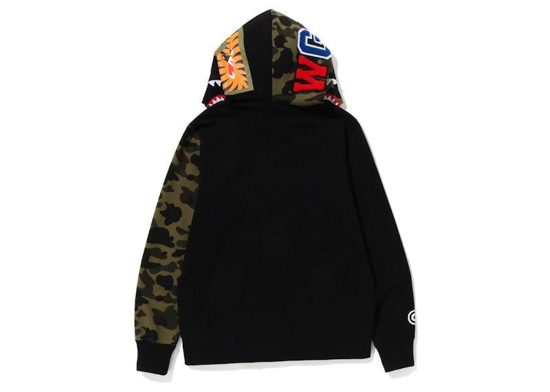 BAPE 1st Camo Shark Full Zip Hoodie (SS23) Black