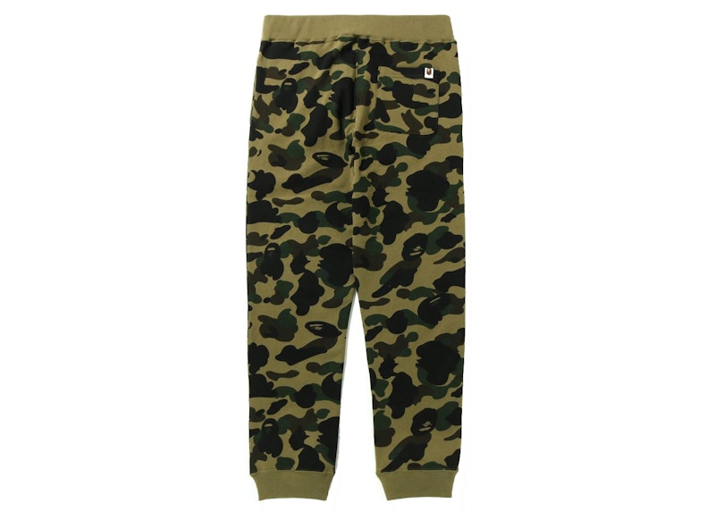 BAPE 1st Camo Shark Slim Sweat Pants (SS22) Green