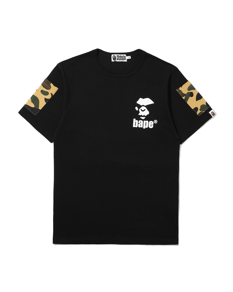 BAPE 1st Camo Sleeve Pocket Tee Black