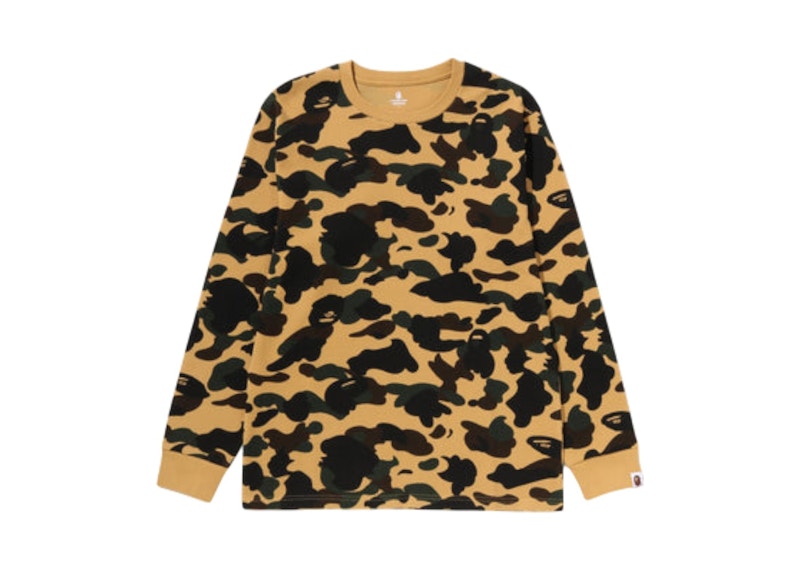 BAPE 1st Camo Thermal LT Underwear Yellow