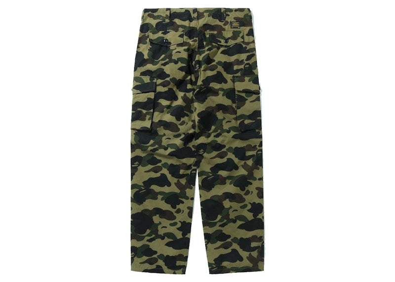 BAPE 1st Camo Wide Fit 6 Pocket Pants Green