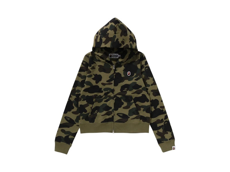 BAPE 1st Camo Zip Hoodie (FW25) Green