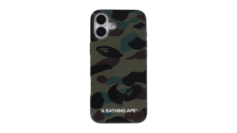 BAPE 1st Camo iPhone 16 Plus Case Green