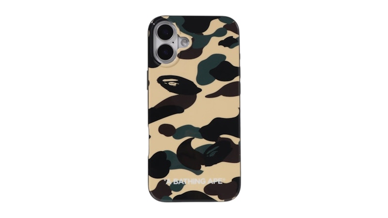 BAPE 1st Camo iPhone 16 Plus Case Yellow