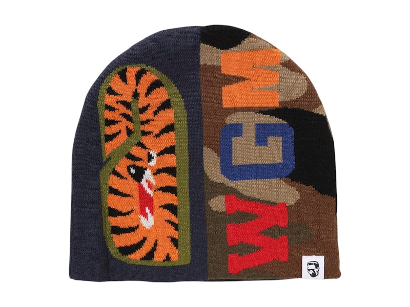 BAPE 1st Shark Knit Cap Navy