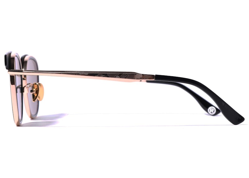 BAPE #2 Sunglasses Gold