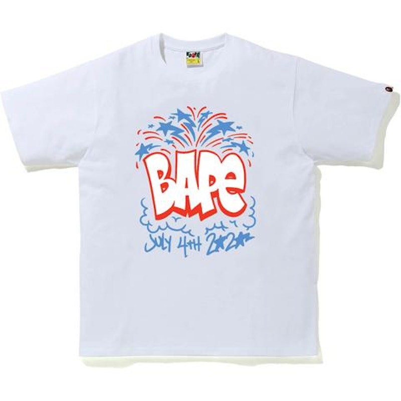 BAPE 2020 Independence Day Tee White