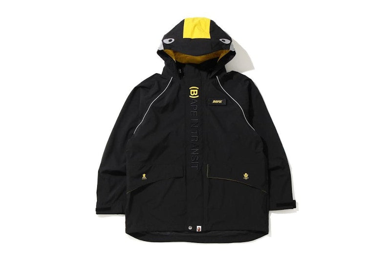 BAPE 2Layer Shark Parka Black