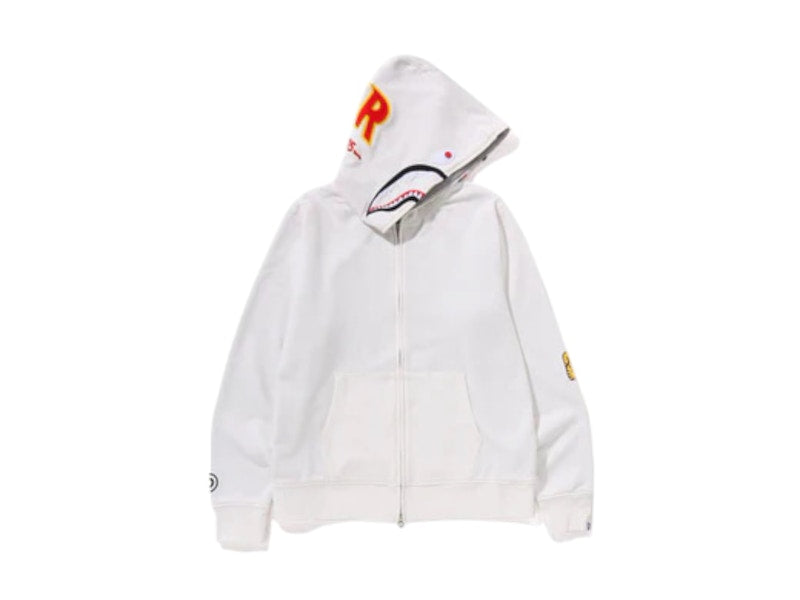 BAPE 2nd Shark Full Zip Hoodie (SS25) White