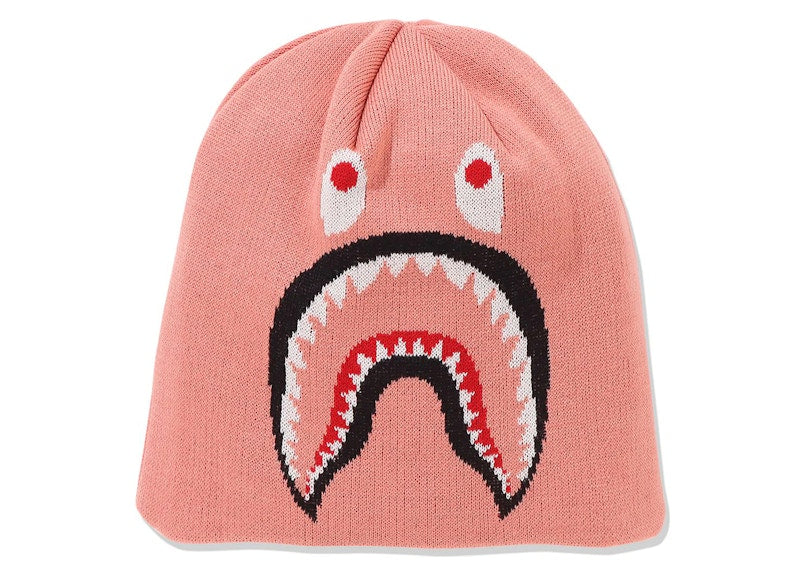 BAPE 2nd Shark Knit Cap (FW24) Pink