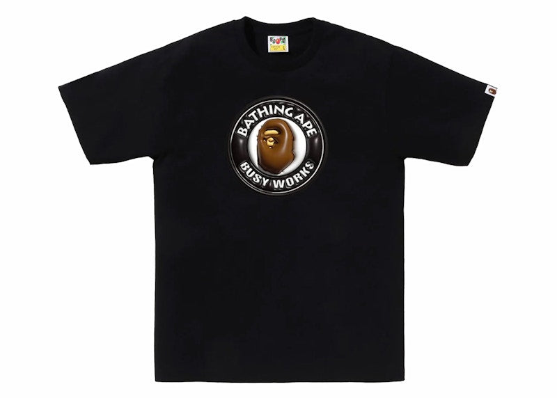 BAPE 3D Busy Works Tee Black