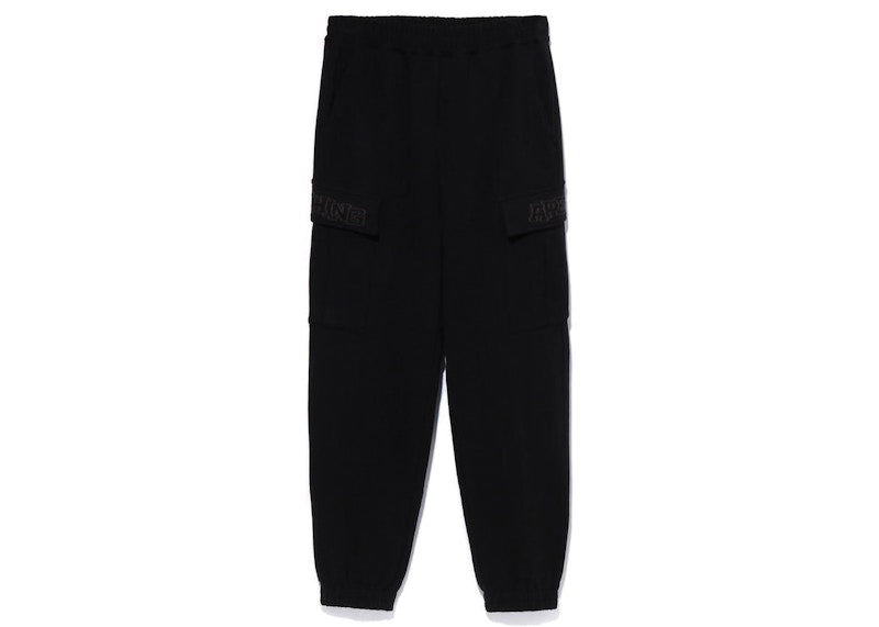 BAPE 6 Pocket Relaxed Fit Sweatpants Black