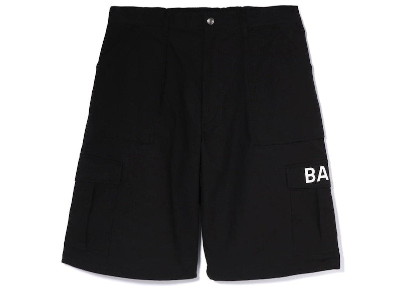 BAPE 6 Pocket Wide Fit Shorts Black