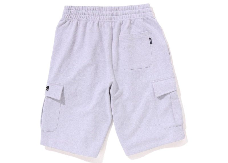 BAPE 6 Pocket Wide Fit Sweat Shorts Grey