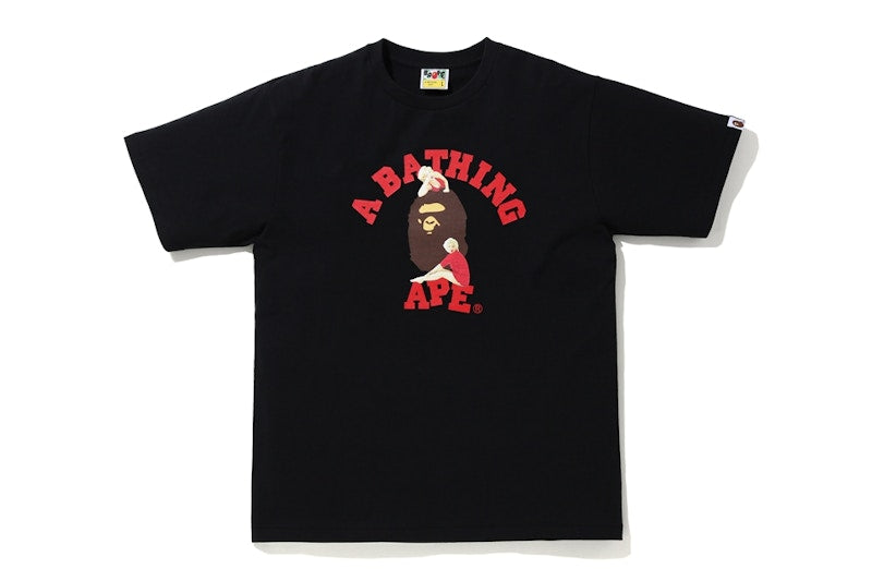 BAPE A BATHING APE x Marilyn Monroe College Tee Black