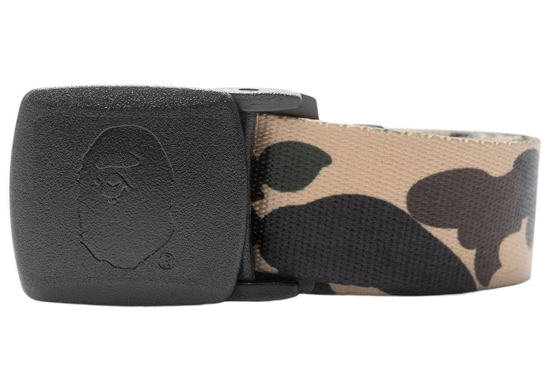 BAPE A Bathing Ape 1st Camo GI Belt Yellow