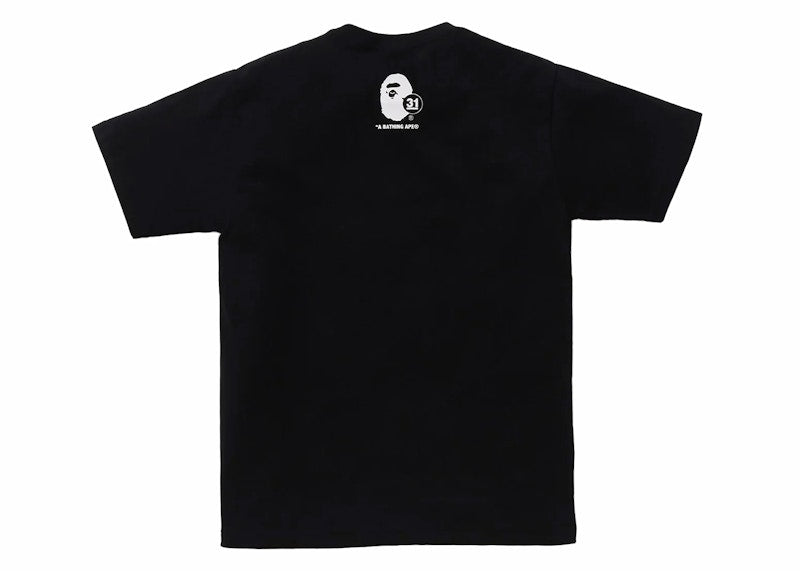 BAPE A Bathing Ape 31st Anniversary Ape Head Tee Black