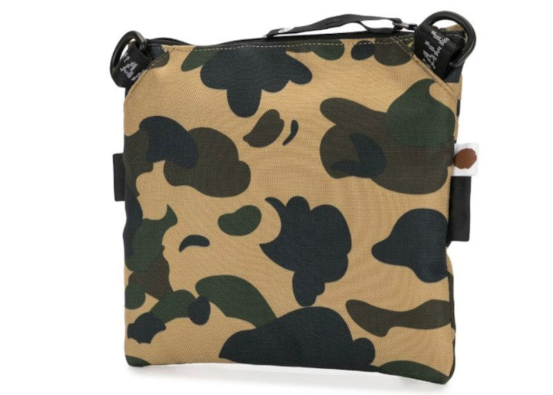 BAPE A Bathing Ape Bape x Outdoor Products 1st Camo Mini Shoulder Bag Yellow