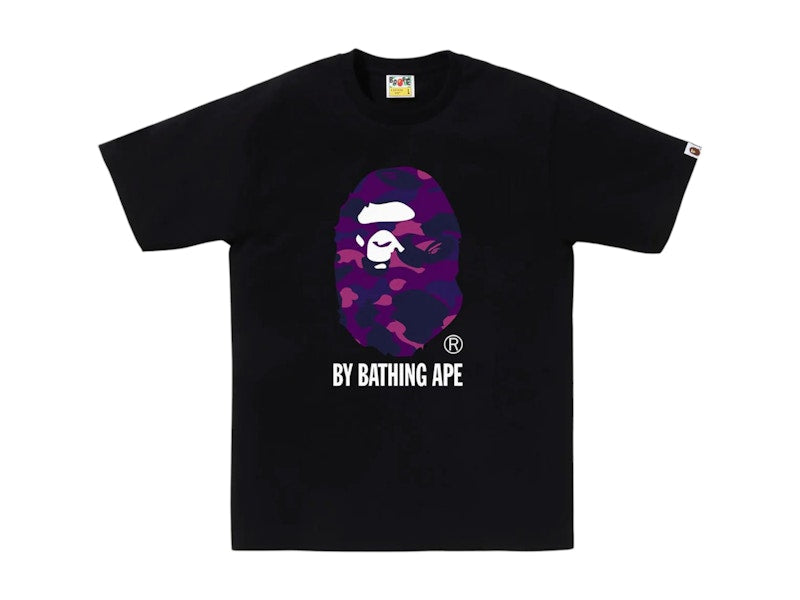 BAPE A Bathing Ape Color Camo By Bathing Ape Tee Black/Purple