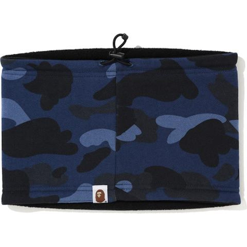 BAPE A Bathing Ape Color Camo Neck Warmer Navy