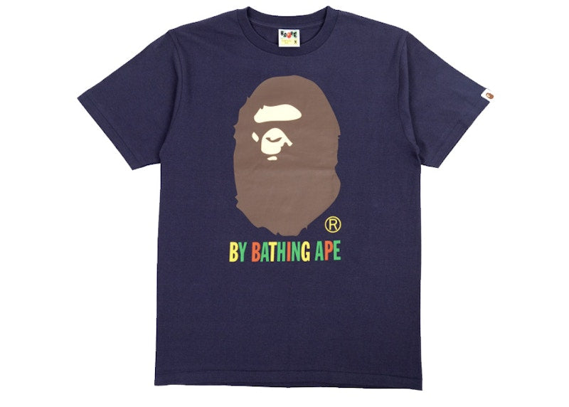 BAPE A Bathing Ape Colors by Bathing Ape Tee Navy