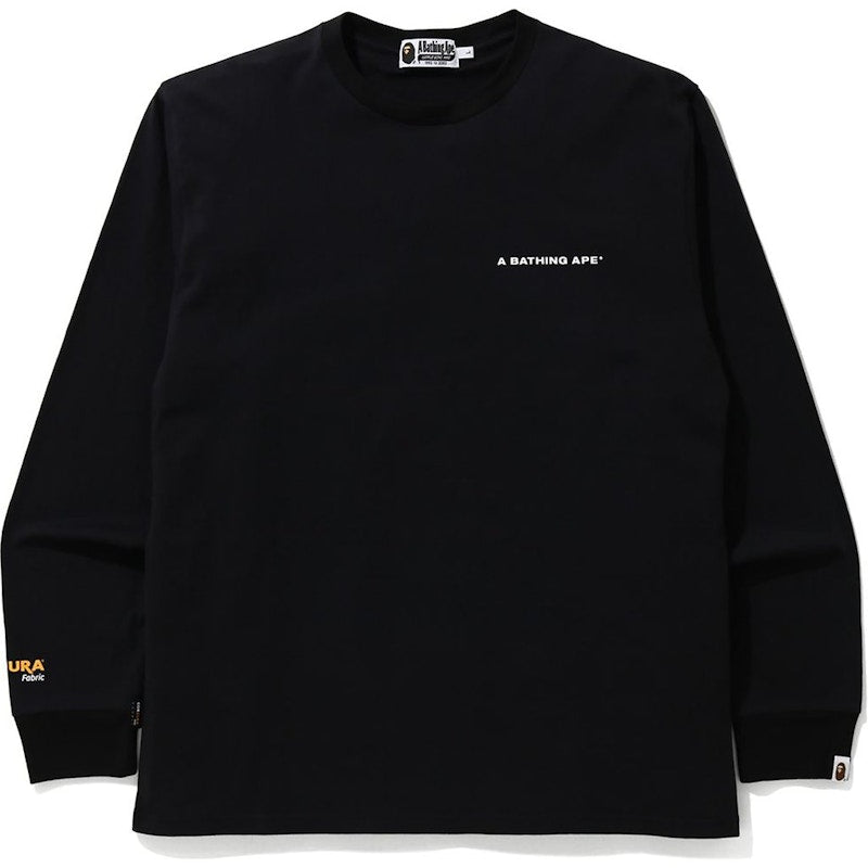 BAPE A Bathing Ape Cordura Wide L/S Tee Black