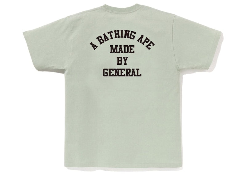 BAPE A Bathing Ape Lettered Tee Green