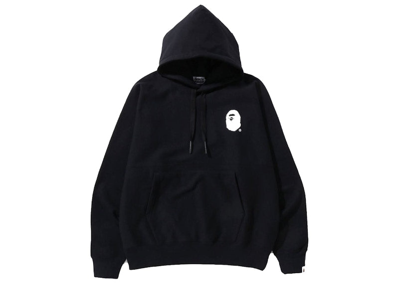 BAPE A Bathing Ape Loose Fit Pullover Hoodie Black