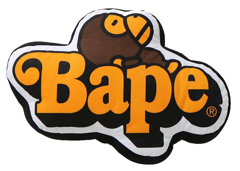 BAPE A Bathing Ape Milo On Bape Cushion Brown