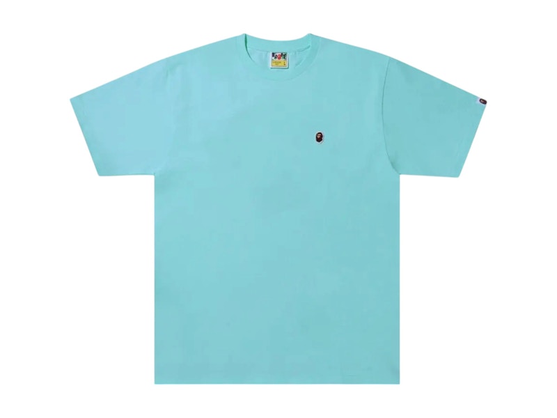 BAPE A Bathing Ape One Point Tee Sax