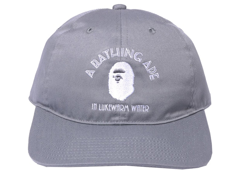 BAPE A Bathing Ape Panel #2 Cap Gray