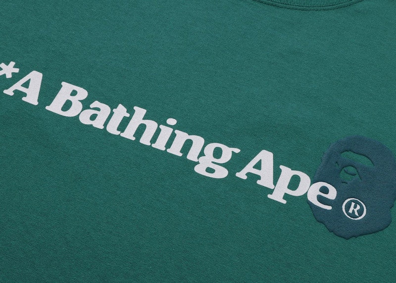 BAPE A Bathing Ape Relaxed Fit Tee Green
