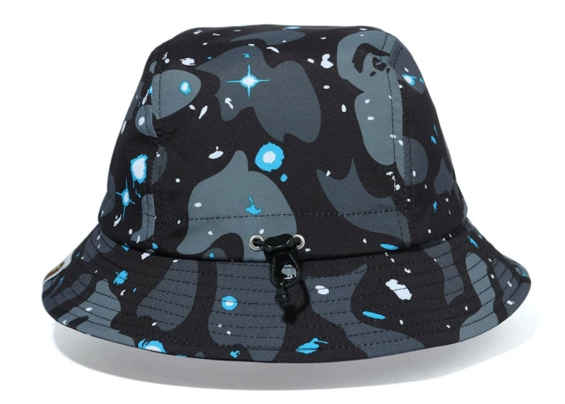 BAPE A Bathing Ape Space Camo Hat Black