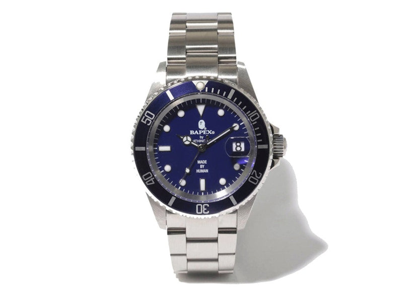 BAPE A Bathing Ape Type 1 Bapex Watch (2013) Blue/Silver
