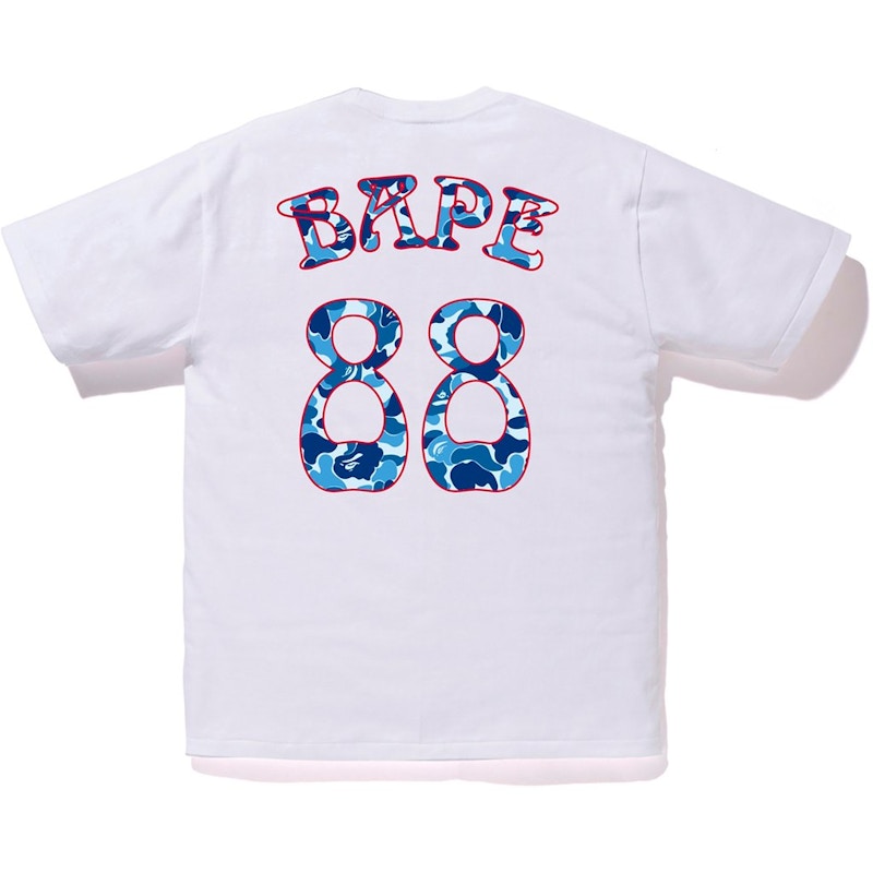 BAPE ABC Bape 88 Tee White/Blue